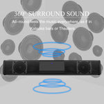 Altoparlante surround per computer con doppio subwoofer e Bluetooth, BS-28A