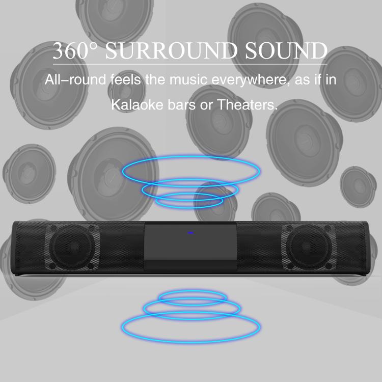 Altoparlante surround per computer con doppio subwoofer e Bluetooth, BS-28A