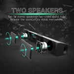 Altoparlante surround per computer con doppio subwoofer e Bluetooth, BS-28A