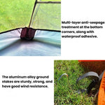 Tenda da campeggio Kaima Outdoor leggera, impermeabile, traspirante e antizanzare., No Snow Skirt Orange, With Snow Skirt Orange, No Snow Skirt Grey, With Snow Skirt Grey, No Snow Skirt Blue, With Snow Skirt Blue