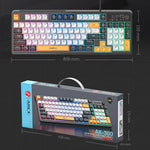Tastiera da gioco cablata iMICE AK-300 99 tasti RGB