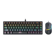 iMICE MK-X20 Tastiera e mouse meccanici da gioco cablati con illuminazione RGB regolabile