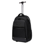 Zaino trolley FUGUILAI con ruote e cinghie a scomparsa, lucchetto TSA e maniglia telescopica a 2 posizioni, ideale per viaggi di lavoro., 8800A  Black, 8800A Deep Blue, 8800A Light Gray