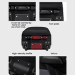 Zaino trolley FUGUILAI con ruote e cinghie a scomparsa, lucchetto TSA e maniglia telescopica a 2 posizioni, ideale per viaggi di lavoro., 8800A  Black, 8800A Deep Blue, 8800A Light Gray
