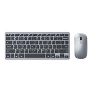 Set tastiera e mouse wireless iMICE WK-102 ricaricabile tramite porta Type-C, con doppia modalità di funzionamento.