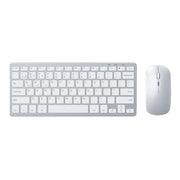 Set tastiera e mouse wireless iMICE WK-102 ricaricabile tramite porta Type-C, con doppia modalità di funzionamento.
