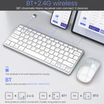 Set tastiera e mouse wireless iMICE WK-102 ricaricabile