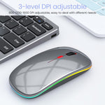 Set tastiera e mouse wireless iMICE WK-102 ricaricabile