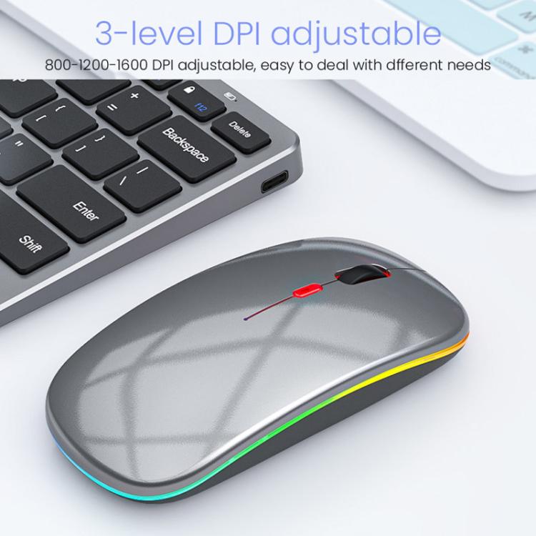 Set tastiera e mouse wireless iMICE WK-102 ricaricabile