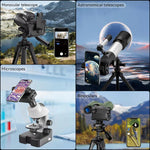 APEXL Oculare digitale WiFi da 2 MP con controllo tramite app per microscopi, telescopi monoculari/binoculari