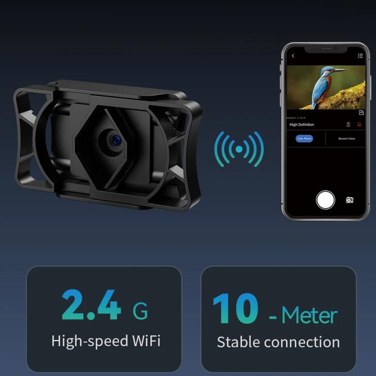 APEXL Oculare digitale WiFi da 2 MP con controllo tramite app per microscopi, telescopi monoculari/binoculari