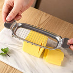 Affettatrice per formaggio, burro e foie gras in alluminio pressofuso e acciaio inossidabile LsCook, Non-stick, Polished, 430