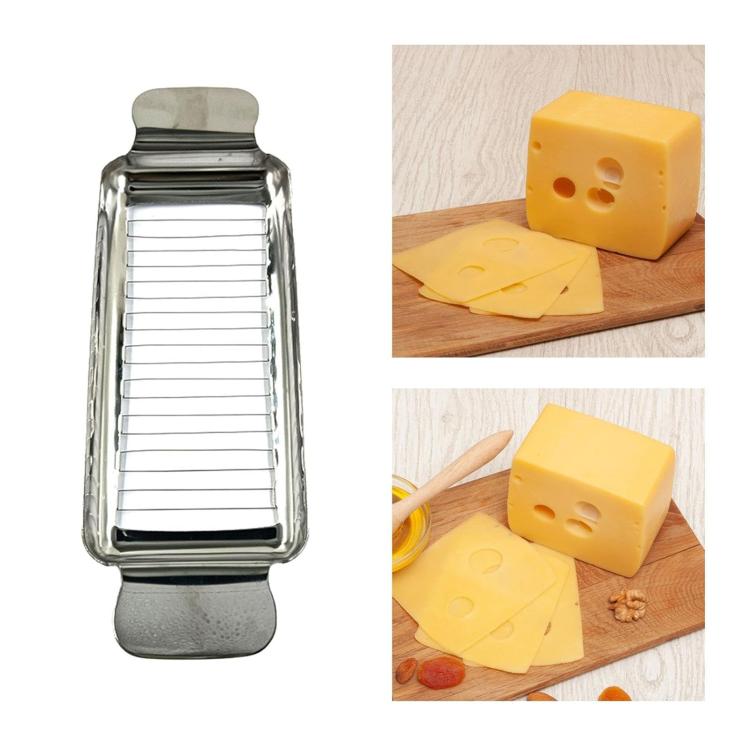 Affettatrice per formaggio, burro e foie gras in alluminio pressofuso e acciaio inossidabile LsCook, Non-stick, Polished, 430