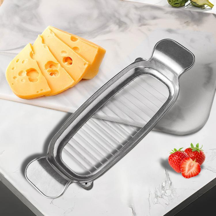 Affettatrice per formaggio, burro e foie gras in alluminio pressofuso e acciaio inossidabile LsCook, Non-stick, Polished, 430