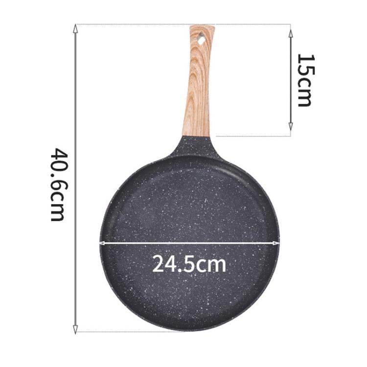 Padella antiaderente multifunzionale per uso domestico, ideale per uova e pizza., Small Black, Medium Black, Large Black, Small Beige, Medium Beige, Large Beige