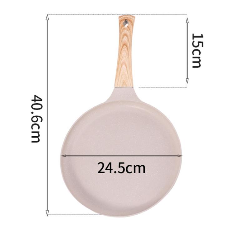 Padella antiaderente multifunzionale per uso domestico, ideale per uova e pizza., Small Black, Medium Black, Large Black, Small Beige, Medium Beige, Large Beige