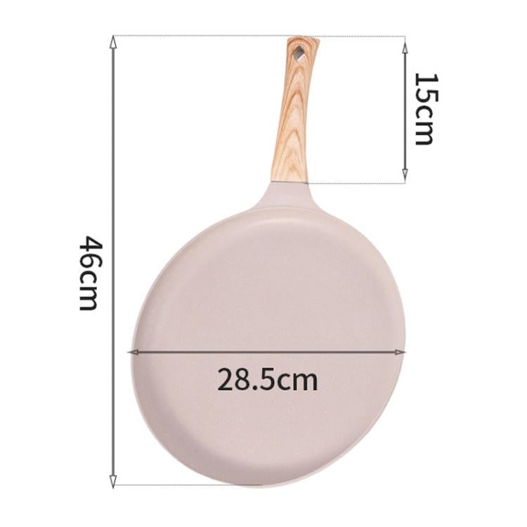 Padella antiaderente multifunzionale per uso domestico, ideale per uova e pizza., Small Black, Medium Black, Large Black, Small Beige, Medium Beige, Large Beige