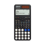 Calcolatrice scientifica OSALO OS-991ES PLUS II con 417 funzioni, alimentazione solare, ampio display, da tavolo.