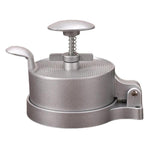 Pressa per carne rotonda manuale portatile per uso domestico, stampo per hamburger da cucina, Flip Cover, Spring