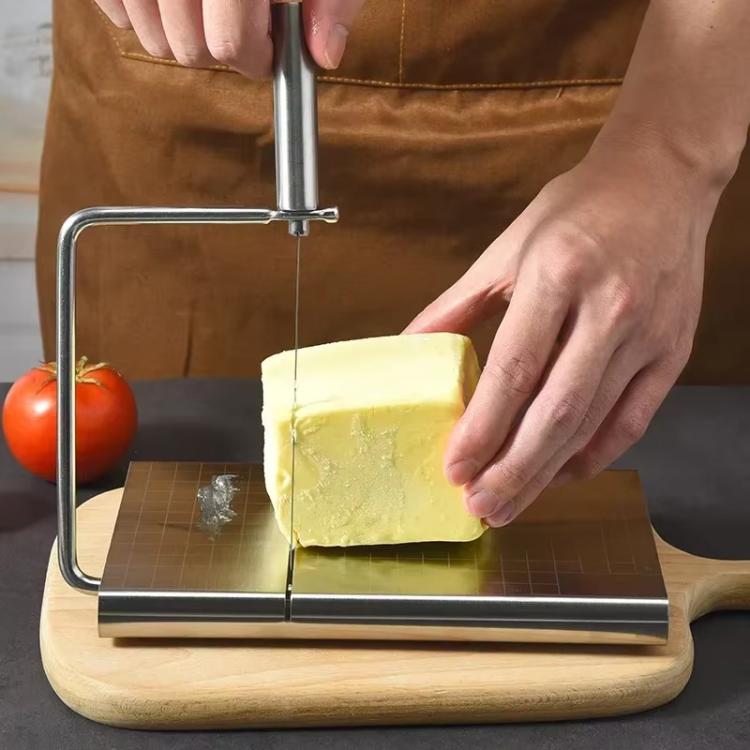 Affettatrice multifunzione per formaggio in acciaio inox LsCook, Boxed, With Scale Boxed