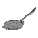 Pressa manuale in lega di alluminio per impastare, stampo rotondo per ravioli e pasta sfoglia., Large Black, Small Black, Large Silver, Small Silver