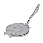 Pressa manuale in lega di alluminio per impastare, stampo rotondo per ravioli e pasta sfoglia., Large Black, Small Black, Large Silver, Small Silver