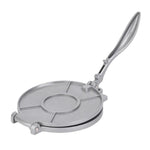 Pressa manuale in lega di alluminio per impastare, stampo rotondo per ravioli e pasta sfoglia., Large Black, Small Black, Large Silver, Small Silver
