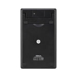Calcolatrice fiscale OSALO A-1T con display a 12 cifre, supporto ribaltabile e doppia alimentazione solare/a batteria a bottone., A-1T