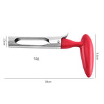 LsCook Snocciolatore per frutta in acciaio inossidabile con manico in plastica