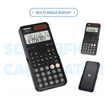 Calcolatrice scientifica OSALO OS-82ES PLUS II con 240 funzioni, alimentazione solare e display a 10+2 cifre., OS-82ES PLUS II