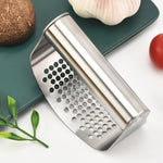 Spremiaglio curvo in acciaio inossidabile, schiaccia aglio da cucina, LsCook PHZ90C 3pcs /Set 1.8cm Thick