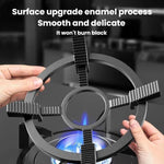 Griglia universale antiscivolo in acciaio fuso per wok e pentolini, supporto per fornelli da cucina., Universal Woks Rack