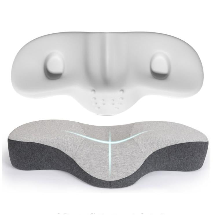Cuscino cervicale a forma di rana per alleviare il dolore, in memory foam con forma ergonomica, ideale per chi dorme su un fianco o sulla schiena., Standard Version, Bamboo Charcoal Version, USB Heated Version
