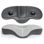 Cuscino cervicale a forma di rana per alleviare il dolore, in memory foam con forma ergonomica, ideale per chi dorme su un fianco o sulla schiena., Standard Version, Bamboo Charcoal Version, USB Heated Version