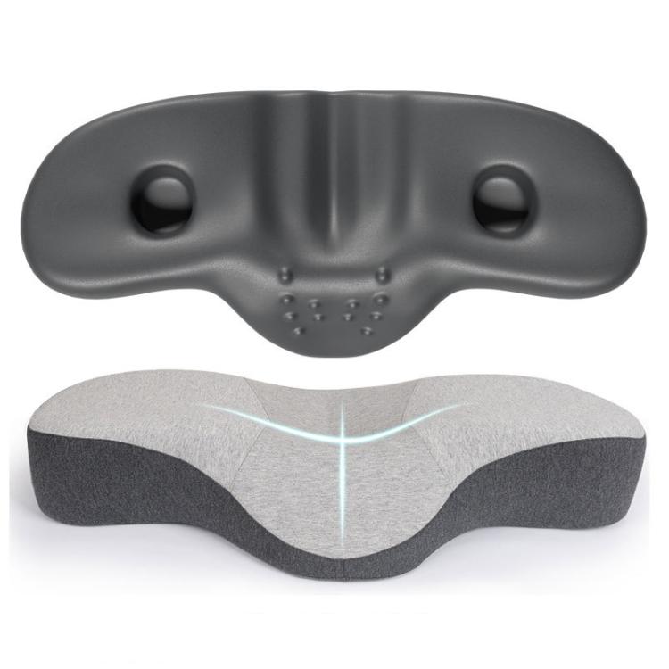 Cuscino cervicale a forma di rana per alleviare il dolore, in memory foam con forma ergonomica, ideale per chi dorme su un fianco o sulla schiena., Standard Version, Bamboo Charcoal Version, USB Heated Version