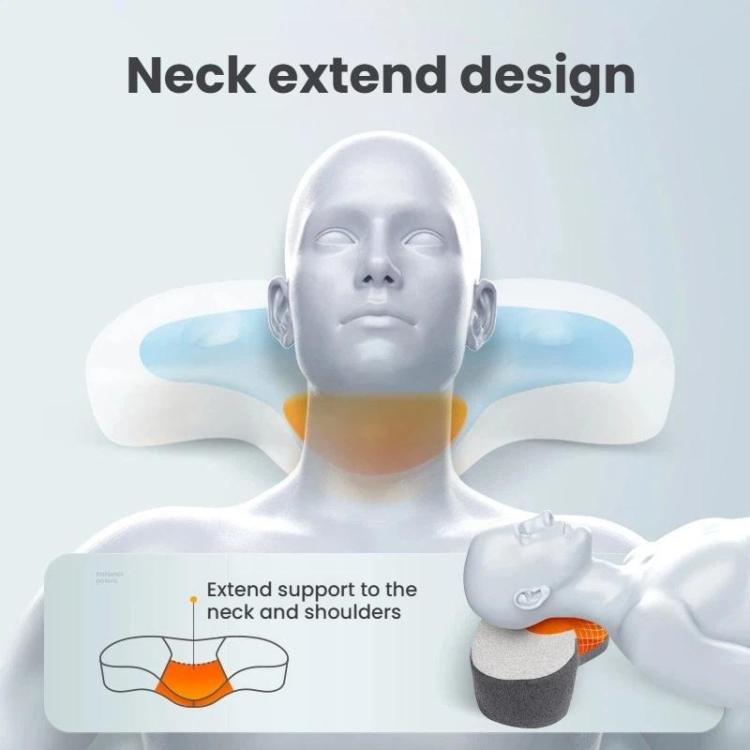 Cuscino cervicale a forma di rana per alleviare il dolore, in memory foam con forma ergonomica, ideale per chi dorme su un fianco o sulla schiena., Standard Version, Bamboo Charcoal Version, USB Heated Version