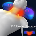 Cuscino cervicale a forma di rana per alleviare il dolore, in memory foam con forma ergonomica, ideale per chi dorme su un fianco o sulla schiena., Standard Version, Bamboo Charcoal Version, USB Heated Version