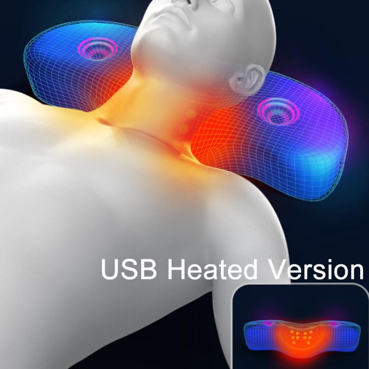 Cuscino cervicale a forma di rana per alleviare il dolore, in memory foam con forma ergonomica, ideale per chi dorme su un fianco o sulla schiena., Standard Version, Bamboo Charcoal Version, USB Heated Version