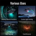 Per drone DJI Neo 2 RCSTQ Faro di ricerca colorato ricaricabile Pattini di atterraggio rialzati, Searchlight