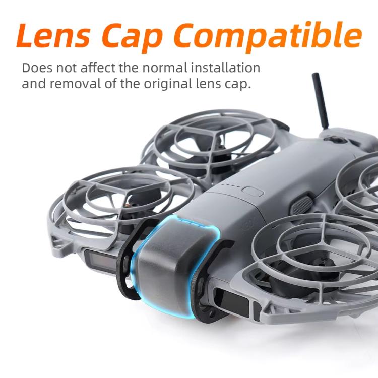 Paraurti in fibra di carbonio RCSTQ per DJI Neo 2, protezione anticollisione per gimbal e obiettivo., Carbon Fiber Bumper