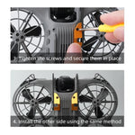 Paraurti in fibra di carbonio RCSTQ per DJI Neo 2, protezione anticollisione per gimbal e obiettivo., Carbon Fiber Bumper