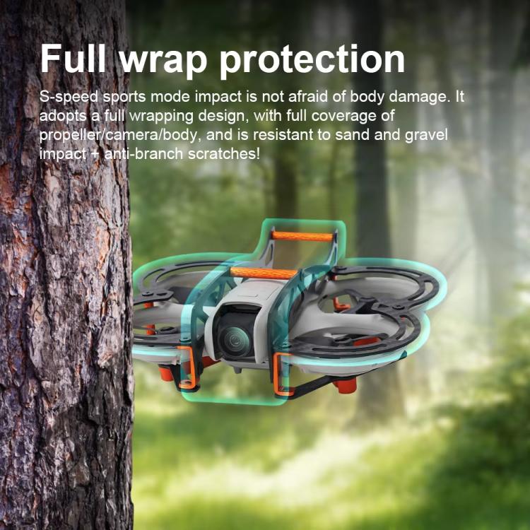 Paraurti di protezione anticollisione in fibra di carbonio per DJI Neo RCSTQ