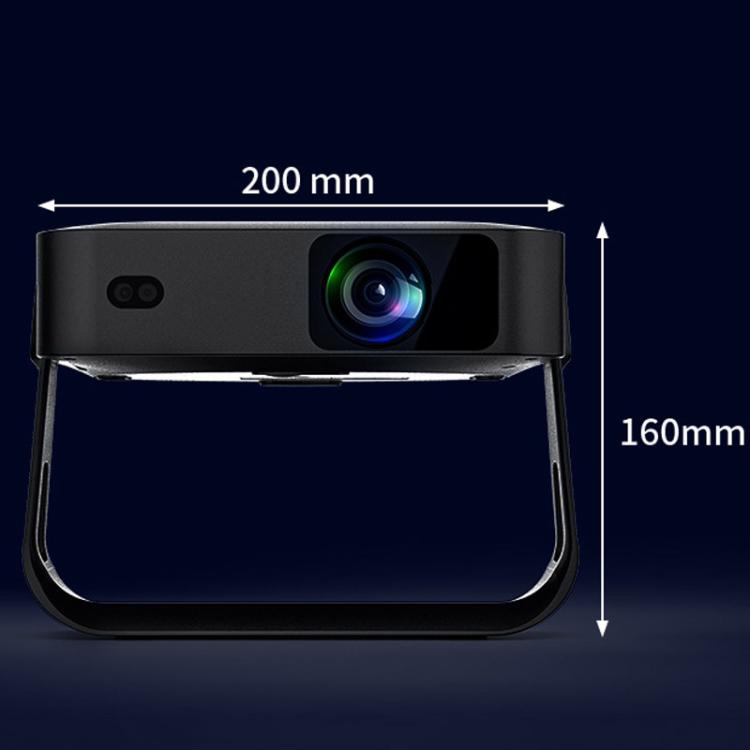 Videoproiettore portatile ultrasottile R6 HD 1080P con autofocus, mini proiettore per uso domestico, US Plug, EU Plug, UK Plug, AU Plug