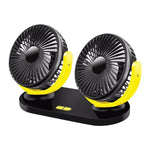Ventilatore portatile USB doppia testa 8W silenzioso