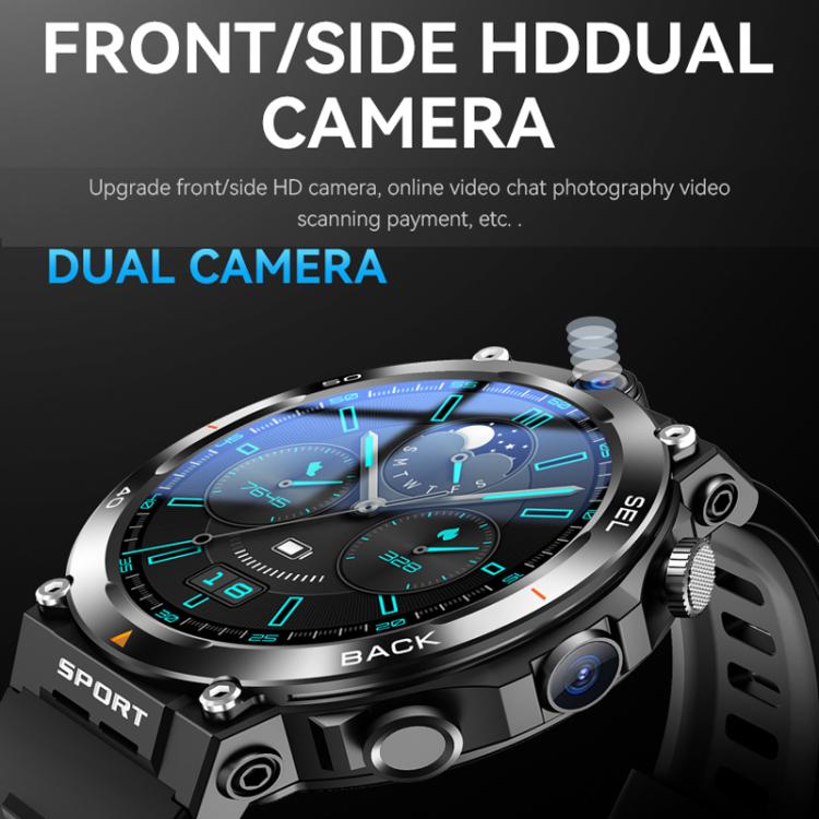 Versioni eurasiatiche e africane APP Download Smartwatch con doppia fotocamera e videochiamata