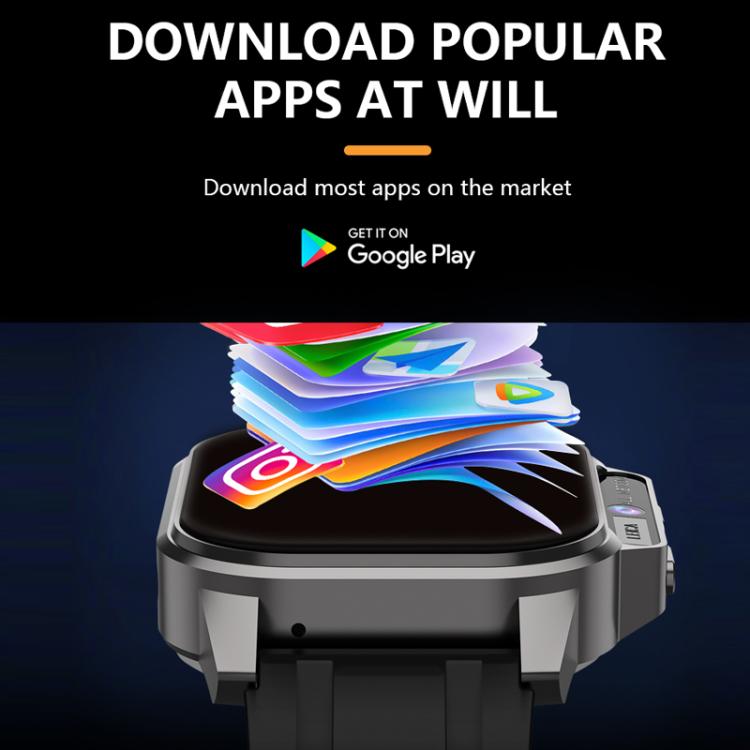 Versione eurasiatica africana Slot per scheda SIM 5G Google Play Store Fotografia all'aperto Smartwatch robusto