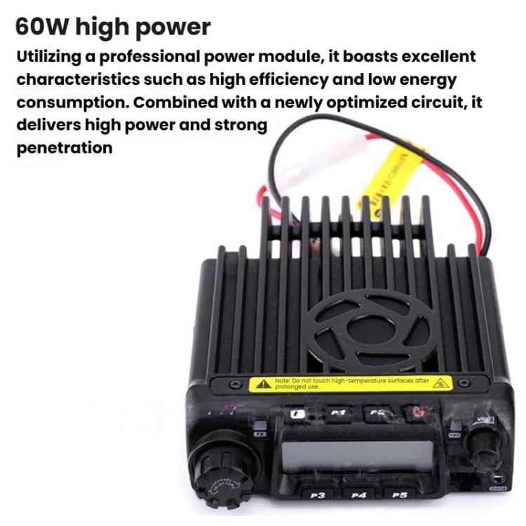 Radio ricetrasmittente TYT TH-9000D VHF UHF 60W
