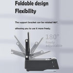 Supporto per telefono da scrivania pieghevole e regolabile 3 in 1 con altoparlante Bluetooth e sveglia., F30