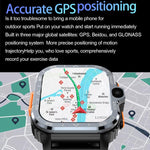 Smartwatch sportivo robusto con slot per scheda SIM 5G e Google Play Store, disponibile nelle versioni eurasiatiche e africane., Black 2+16G, Silver 2+16G, Black 4+64G, Silver 4+64G