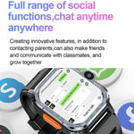 Smartwatch sportivo robusto con slot per scheda SIM 5G e Google Play Store, disponibile nelle versioni eurasiatiche e africane., Black 2+16G, Silver 2+16G, Black 4+64G, Silver 4+64G